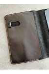 Horween leather notebook cover black