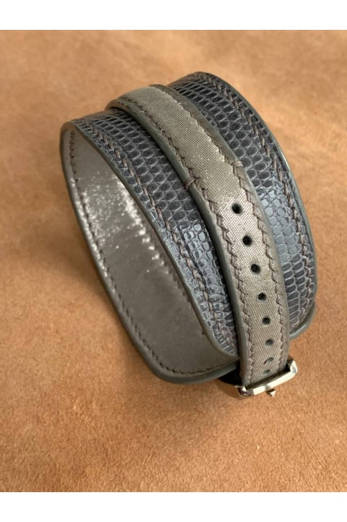 Grey Lizard Cuff