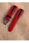 22-25-20 Red with black padding strap