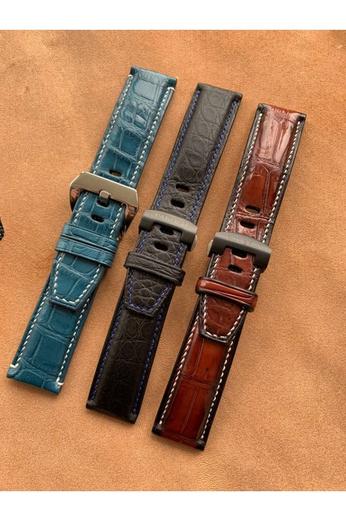 24-22 Panerai Alligator Straps