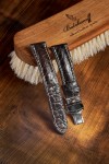 Flanks Alligator Padded watch strap