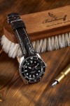 Flanks Alligator Padded watch strap
