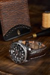 Flanks Alligator Padded watch strap