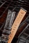 Flanks Alligator Padded watch strap