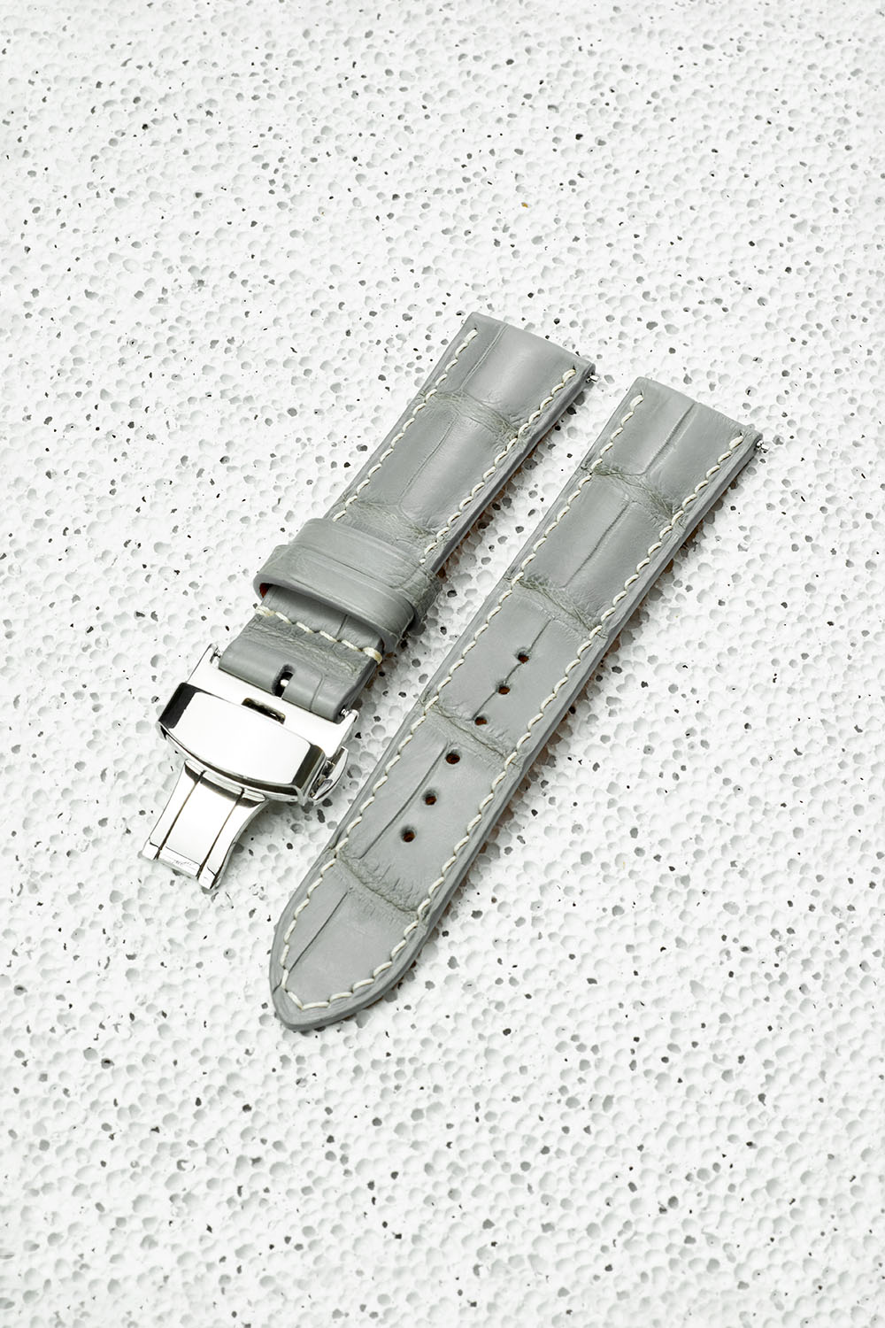 Alligator Padded watch strap