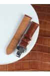 Alligator Padded watch strap