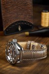 Alligator Padded watch strap