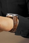 Louisiana Vintage Brown - Handmade watch strap