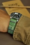 NATO Conceria La Bretagna Camo leather strap band 