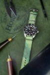 NATO Conceria La Bretagna Camo leather strap band 