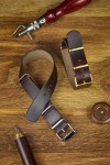 NATO Horween Chromexcel leather strap band