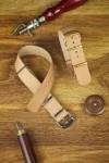 NATO Horween Chromexcel leather strap band