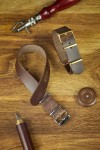 NATO Horween Chromexcel  leather strap band