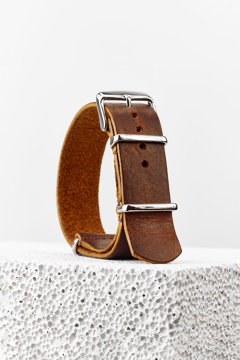 NATO Newbury leather strap band 