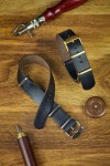 NATO Horween Chromexcel leather strap band